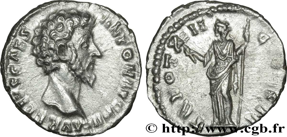 MARC AURÈLE Denier SUP