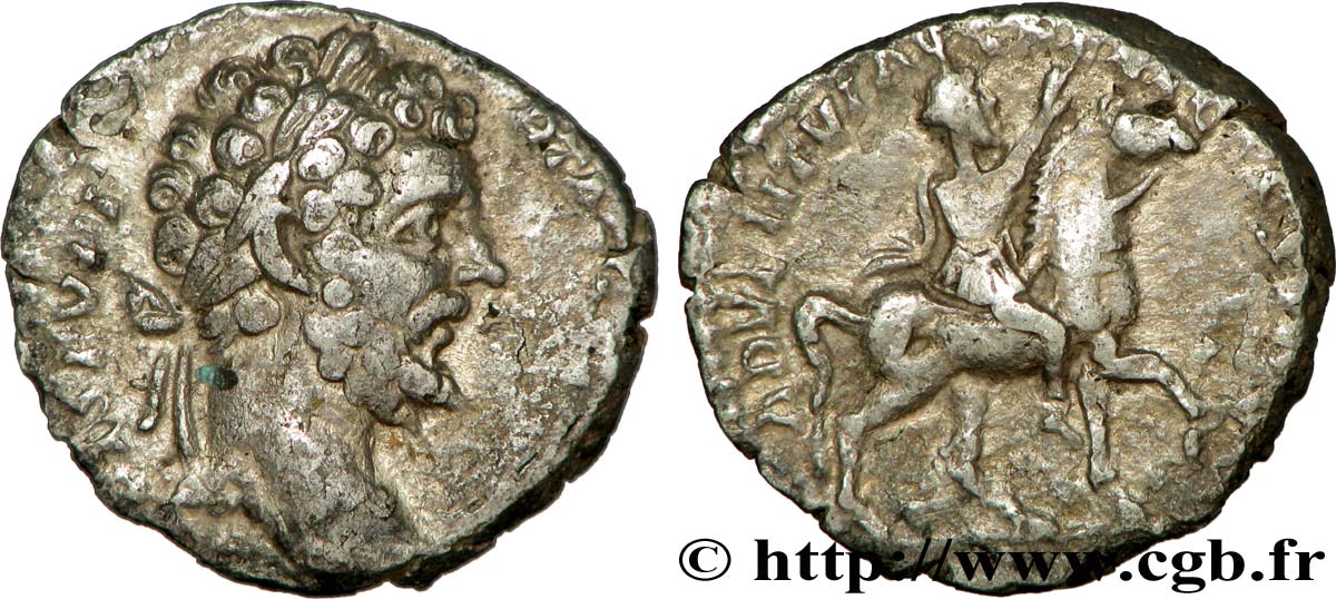 SEPTIME SÉVÈRE Denier TB+