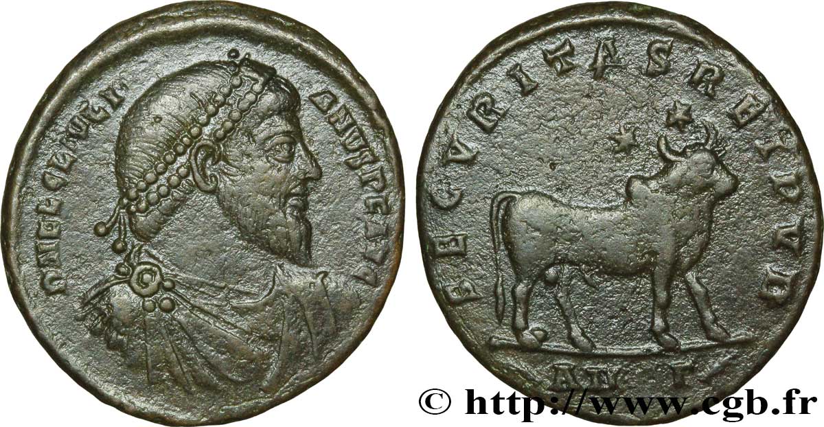 JULIEN II LE PHILOSOPHE Double maiorina, (GB, Æ 1) TTB+/TTB