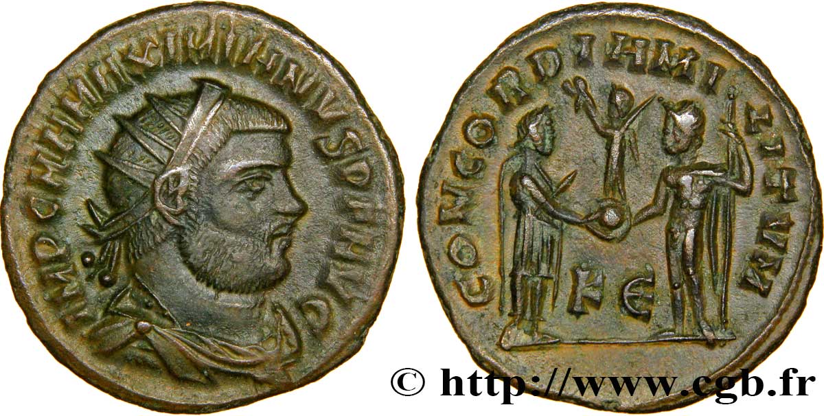 MAXIMIEN HERCULE Pseudo ou néo-aurelianus TTB+/SUP