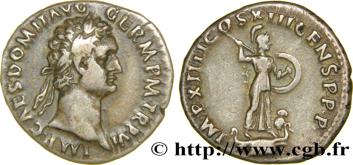DOMITIANUS Denier XF