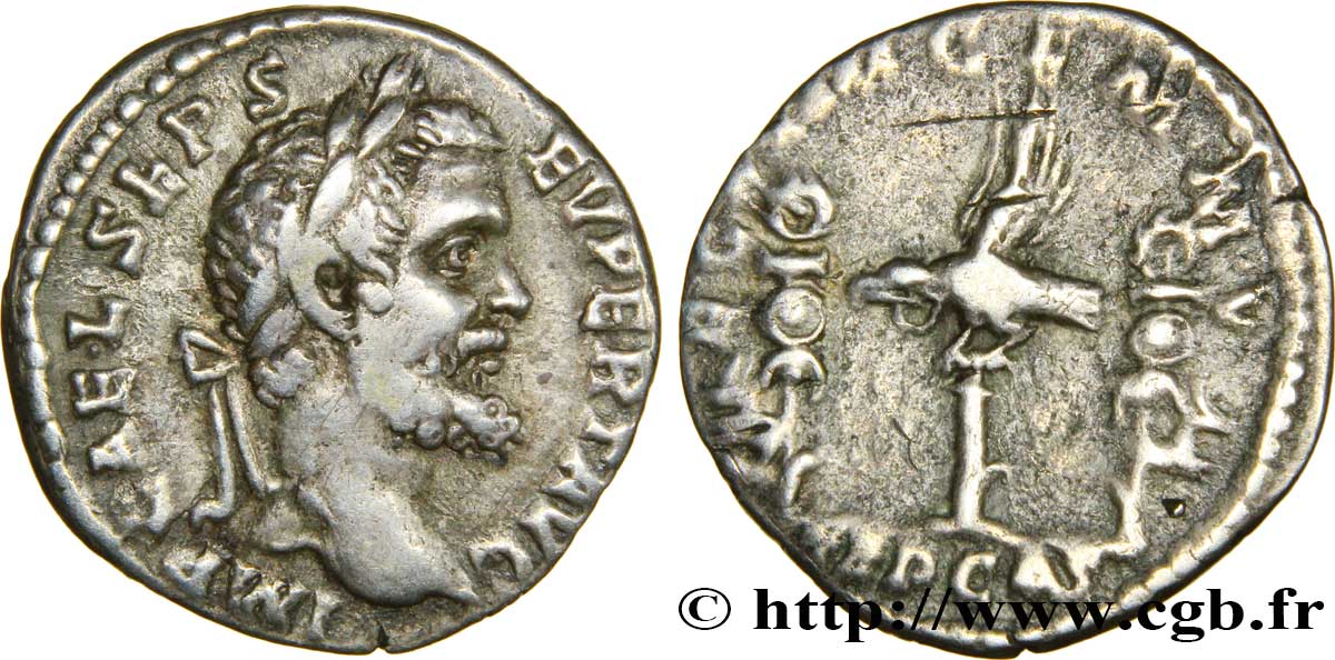 SEPTIME SÉVÈRE Denier TTB/TB+