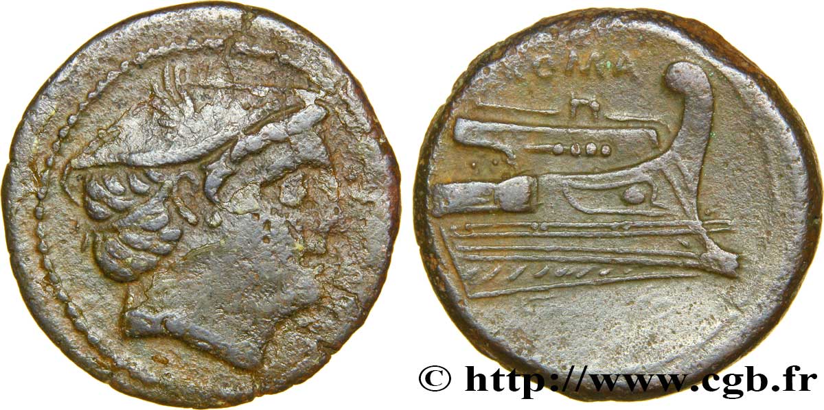 RÉPUBLIQUE ROMAINE - ANONYMES Semuncia TTB+/SUP