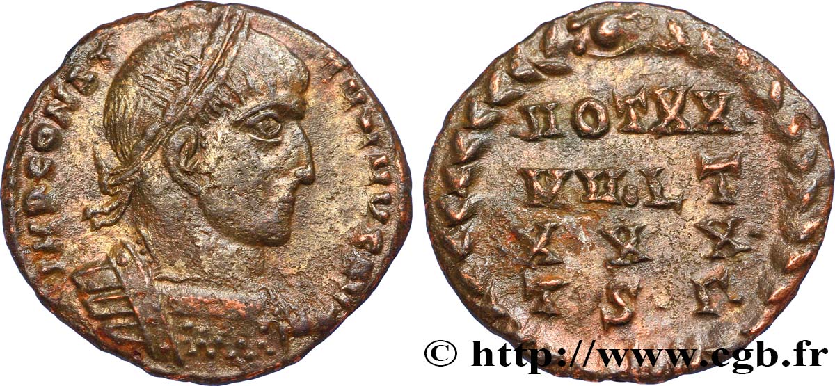 CONSTANTIN Ier LE GRAND Centenionalis ou nummus SUP
