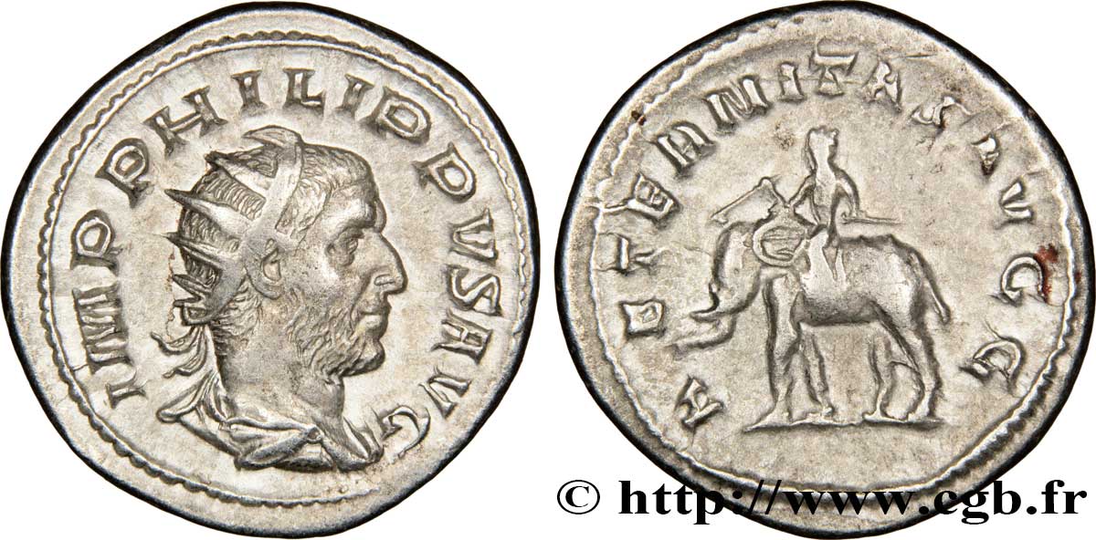 PHILIPPE Ier L&nbsp;ARABE Antoninien SUP/TTB+