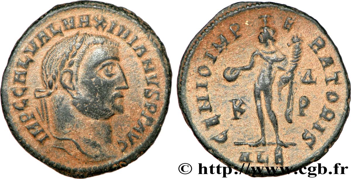 GALÈRE Follis ou nummus TTB+