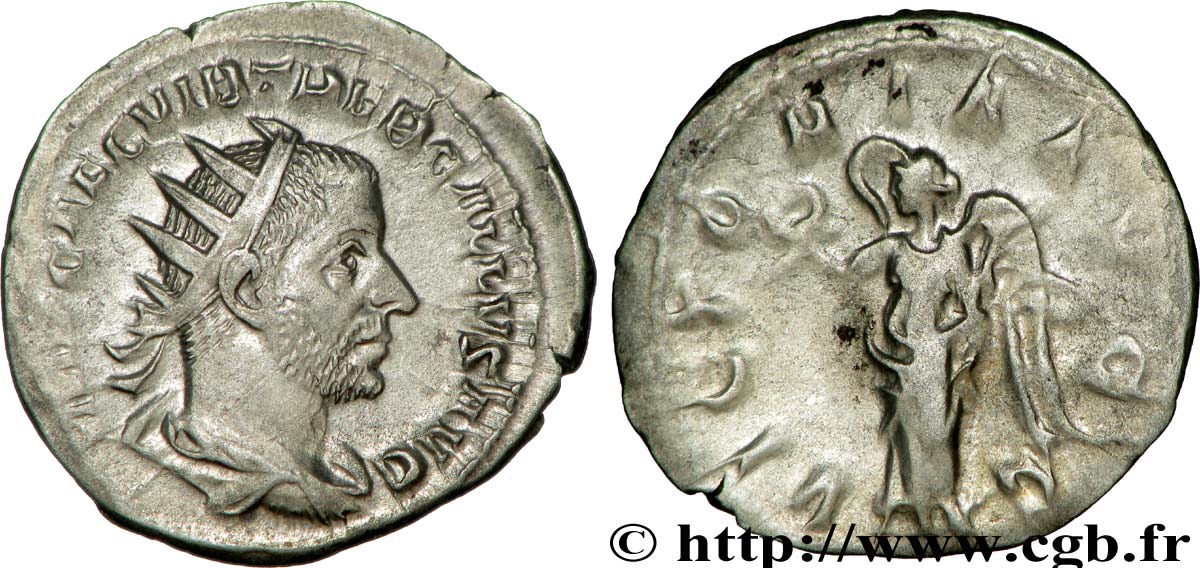 TRÉBONIEN GALLE Antoninien SUP/TTB