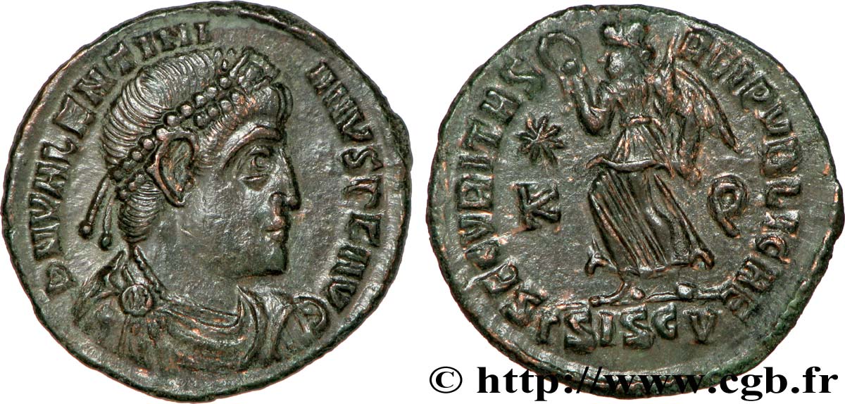 VALENTINIEN Ier  Nummus, (PB, Æ 3) SUP