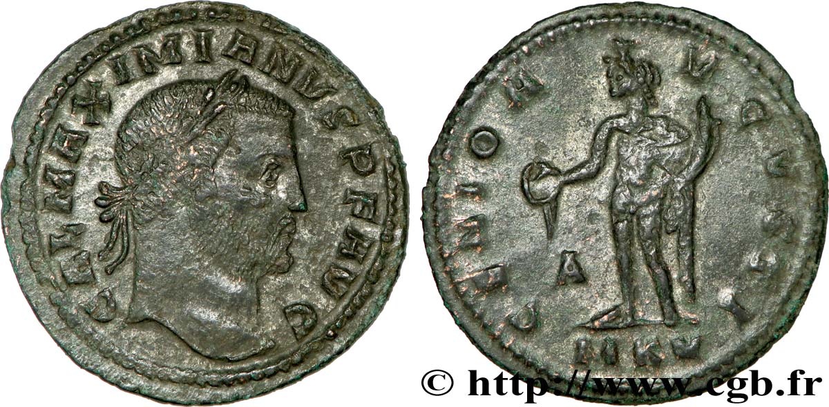 GALÈRE Follis ou nummus SUP