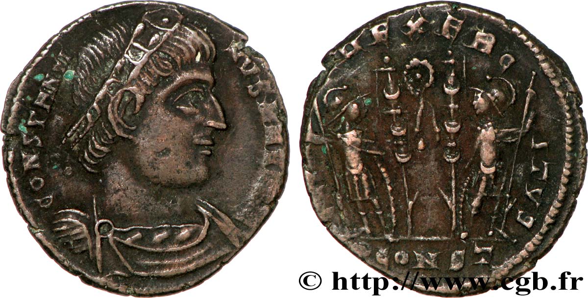 CONSTANTIN Ier LE GRAND Centenionalis ou nummus TTB