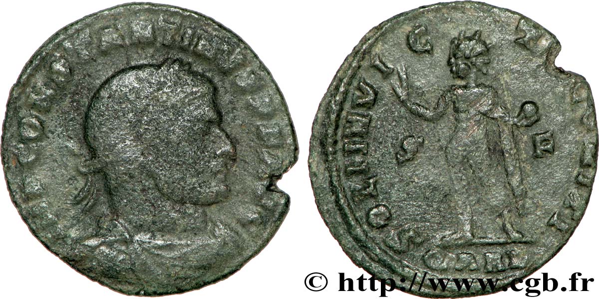 CONSTANTINO I EL MAGNO Follis ou nummus MBC