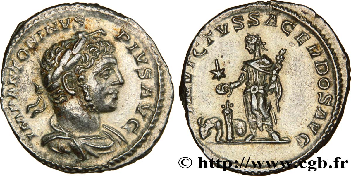 ELAGABALUS Denier MS