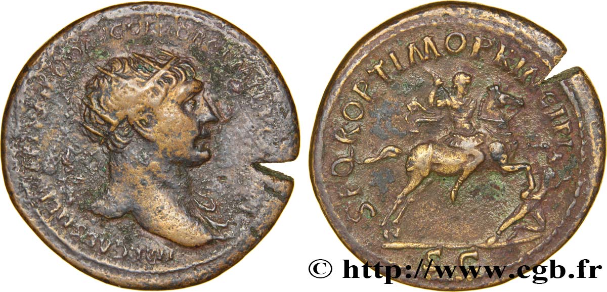 TRAJAN Dupondius TB+