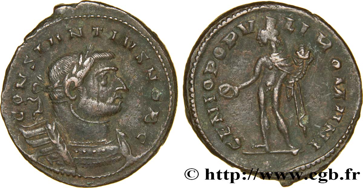 CONSTANTIUS I Follis ou nummus SS