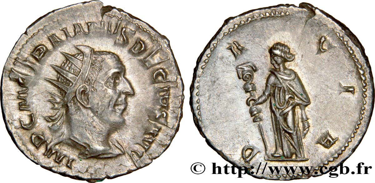 TRAJAN DECIUS Antoninien AU/MS