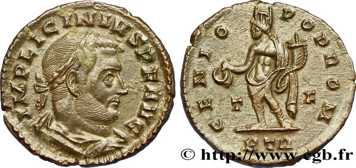 LICINIUS Ier Follis ou nummus FDC