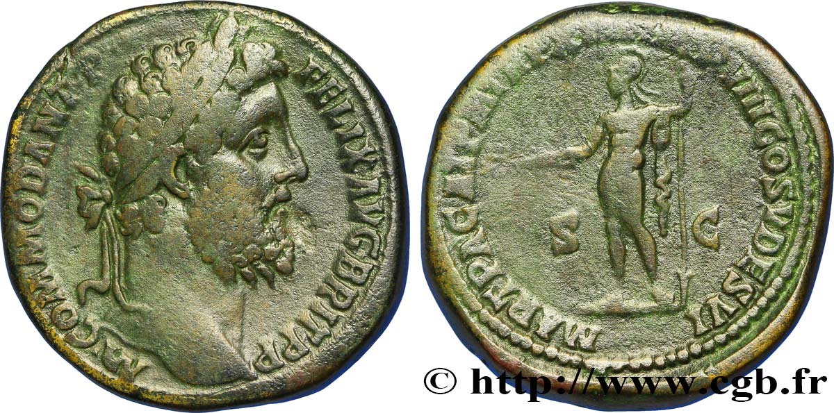 COMMODUS Sesterce VF