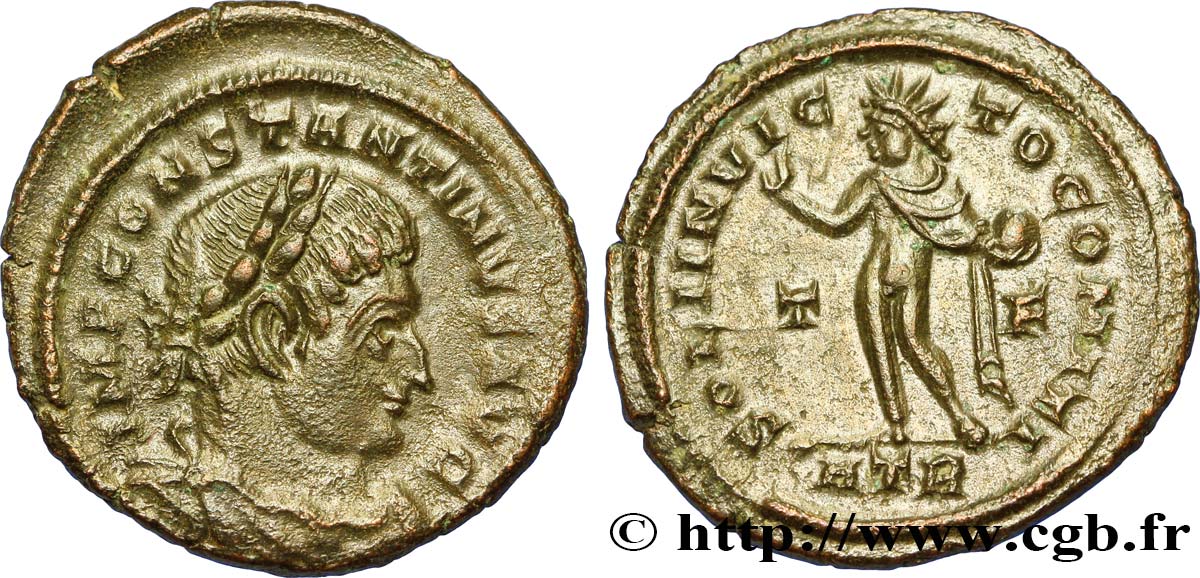 COSTANTINO I IL GRANDE Follis ou nummus SPL/MS