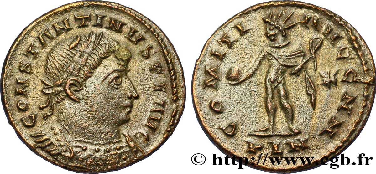 COSTANTINO I IL GRANDE Follis ou nummus SPL