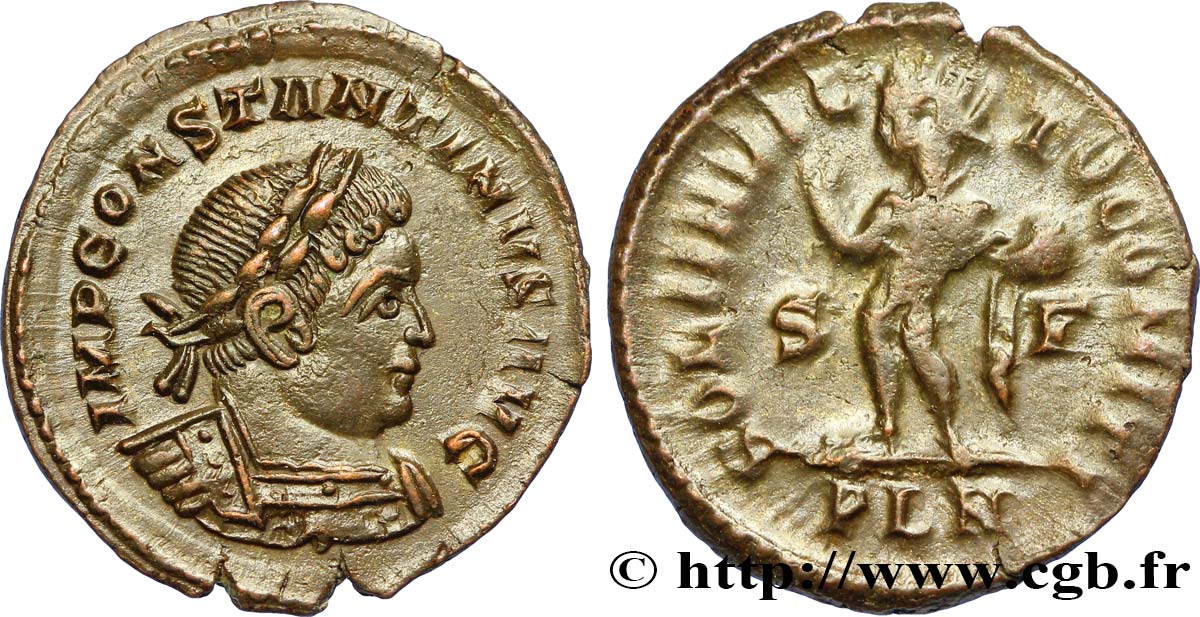 CONSTANTINE I THE GREAT Follis ou nummus MS/AU