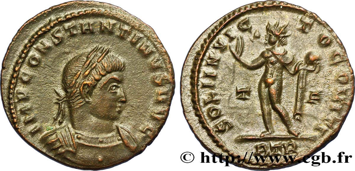 CONSTANTINO I EL MAGNO Follis ou nummus EBC