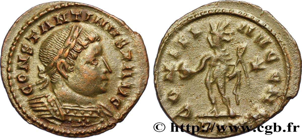 COSTANTINO I IL GRANDE Follis ou nummus SPL