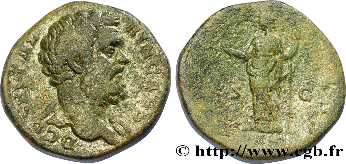 CLODIUS ALBINUS Sesterce VF