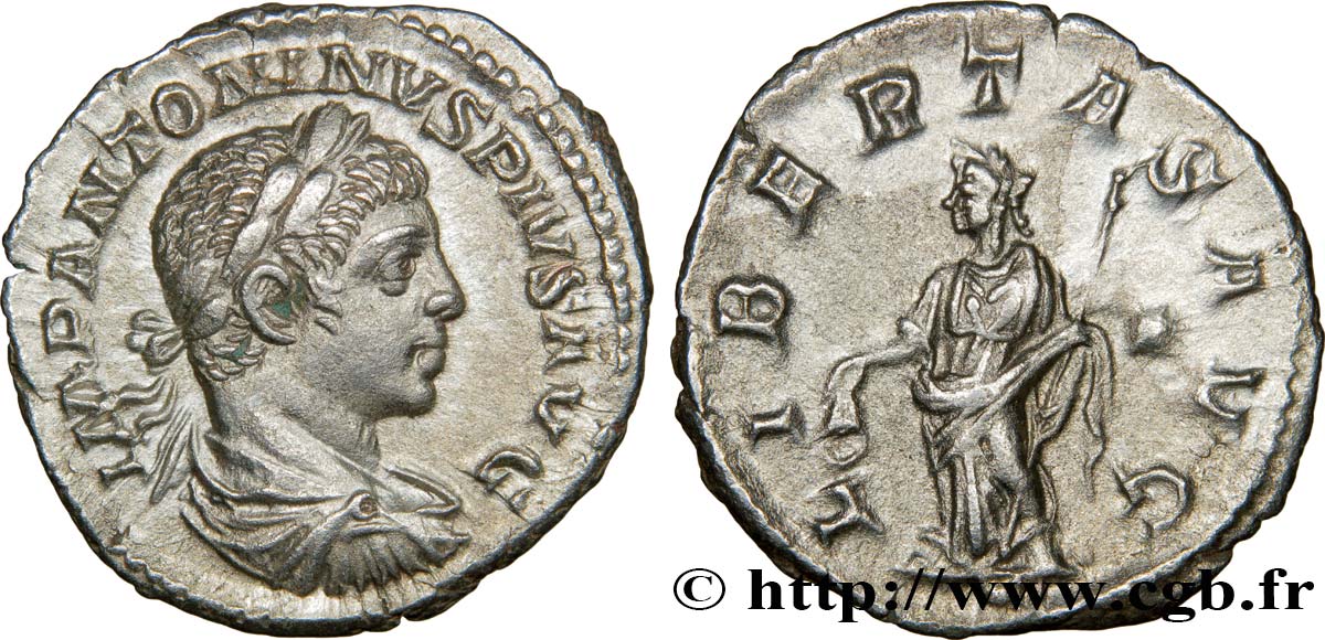 ÉLAGABAL Denier SUP/TTB+