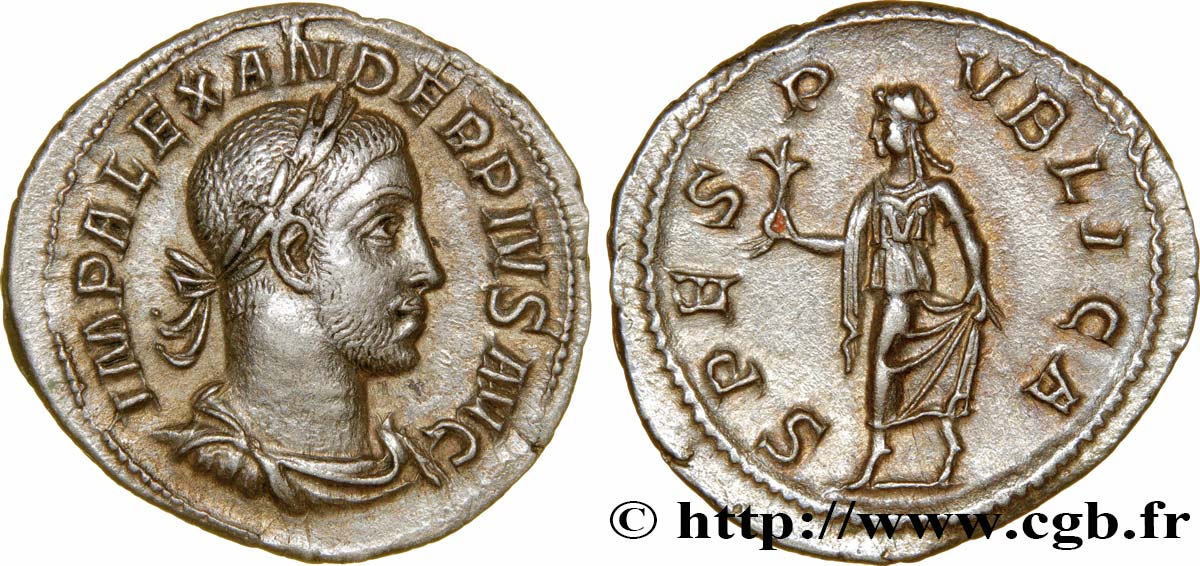 SEVERUS ALEXANDER  Denier MS