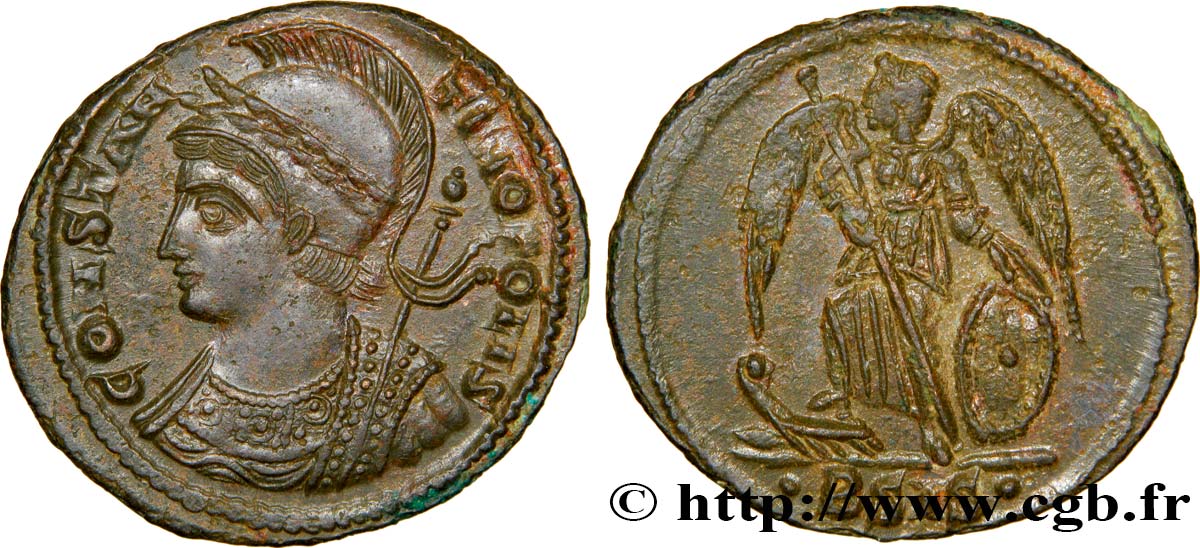 CONSTANTINOPLE Centenionalis ou nummus FDC