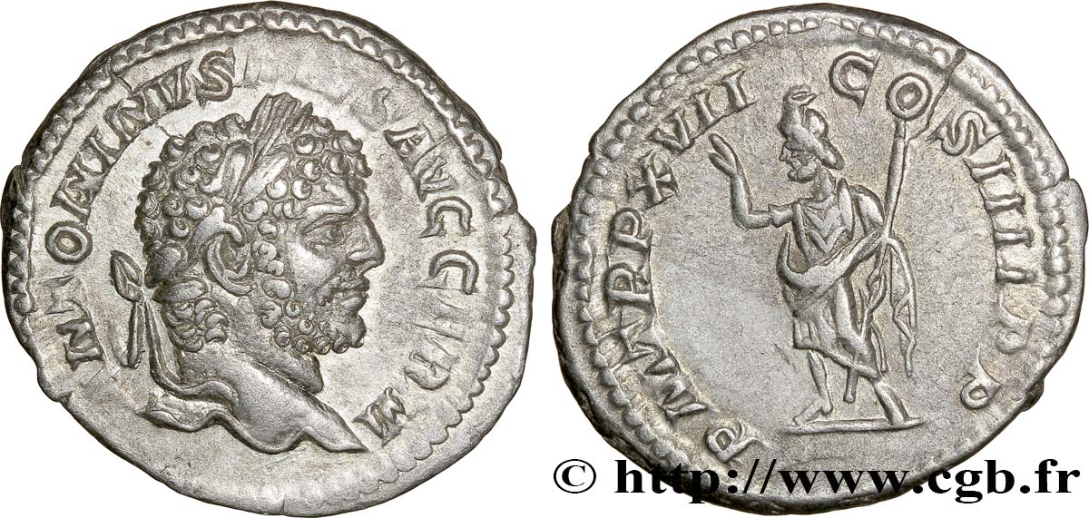 CARACALLA Denier TTB+