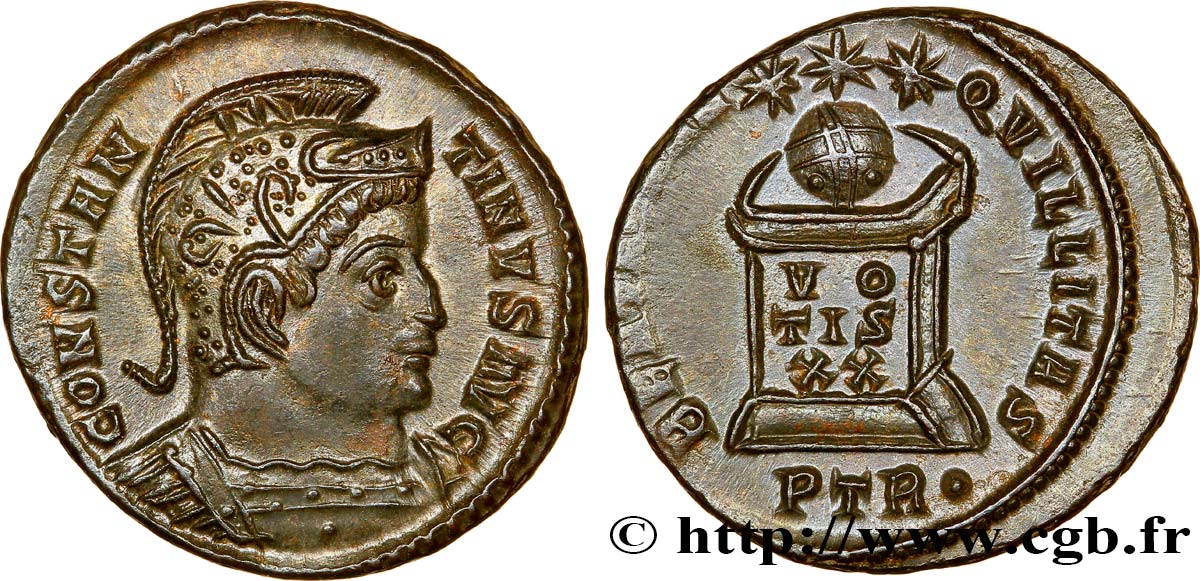 CONSTANTIN Ier LE GRAND Centenionalis ou nummus FDC