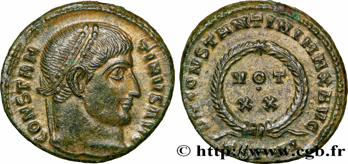 CONSTANTIN Ier LE GRAND Centenionalis ou nummus FDC