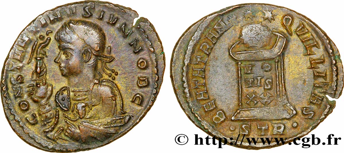 CONSTANTIN II Centenionalis ou nummus SUP