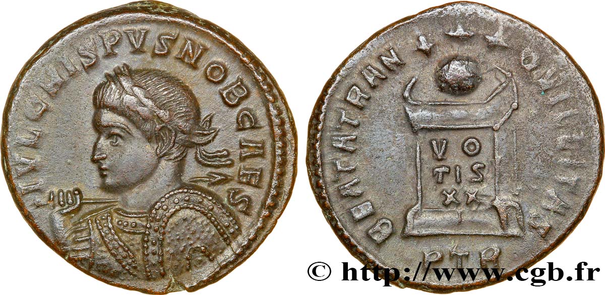 CRISPUS Centenionalis ou nummus SPL