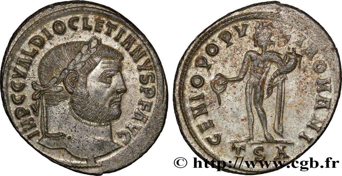 DIOCLECIANO Follis ou nummus FDC