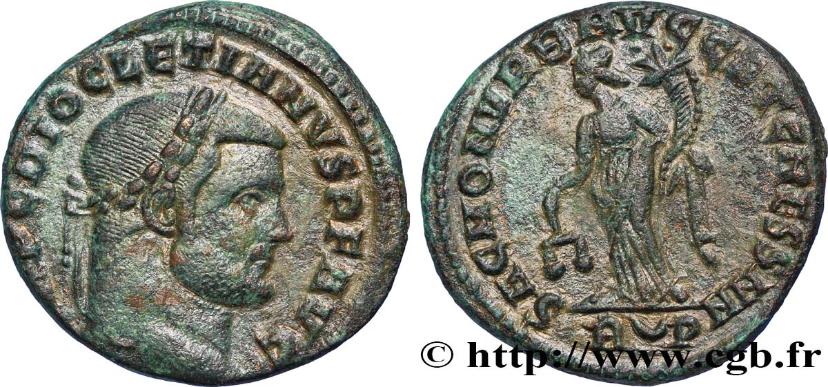 DIOCLETIAN Follis ou nummus AU