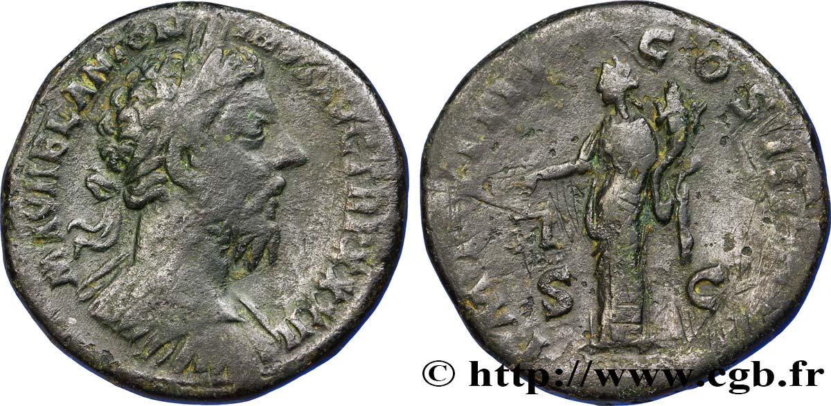 MARC AURÈLE Sesterce TB+
