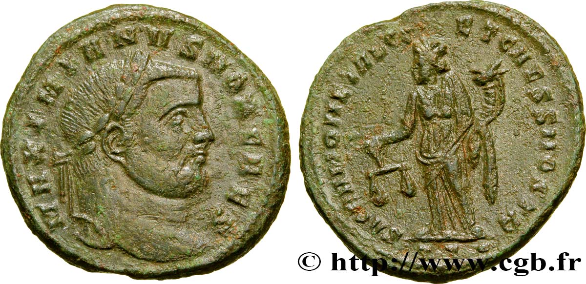 GALÈRE Follis ou nummus TTB+