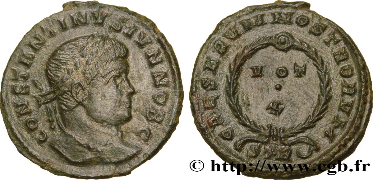 CONSTANTIN II Centenionalis ou nummus SUP