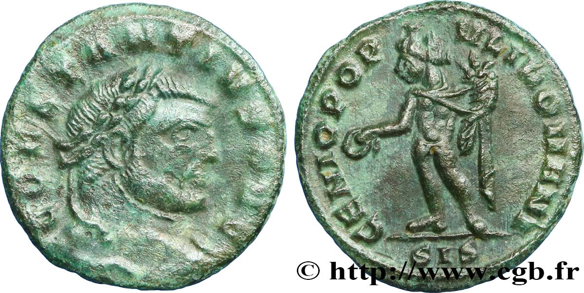 CONSTANTIUS I Quart de follis ou quart de nummus fVZ/VZ