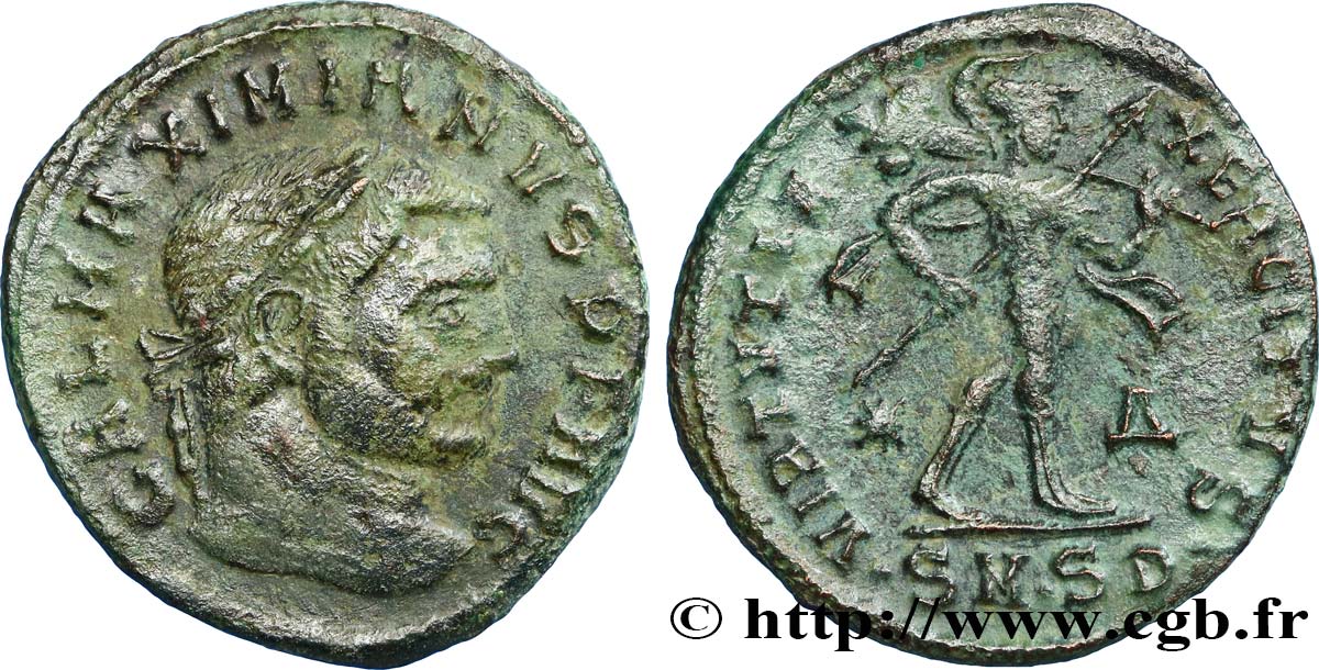 GALERIUS Follis ou nummus SS