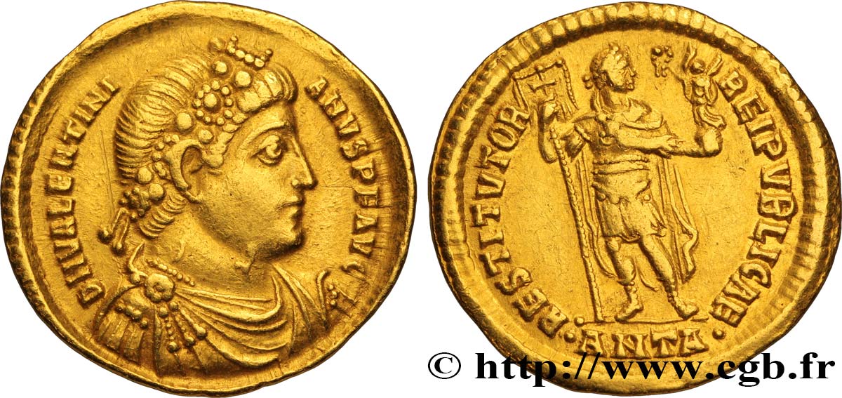 VALENTINIEN Ier  Solidus TTB+