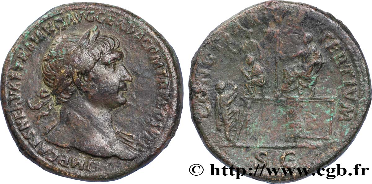 TRAJAN Sesterce TTB+/TTB