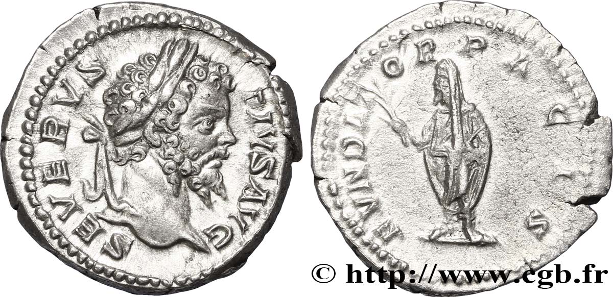 SEPTIMIUS SEVERUS Denier AU
