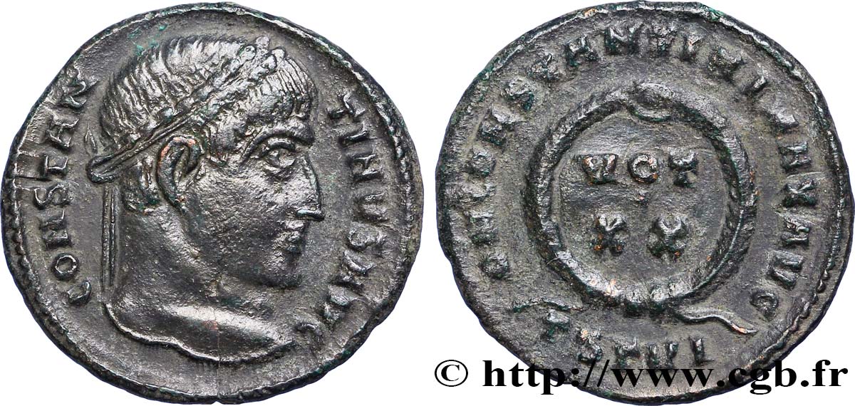 CONSTANTIN Ier LE GRAND Centenionalis ou nummus SUP