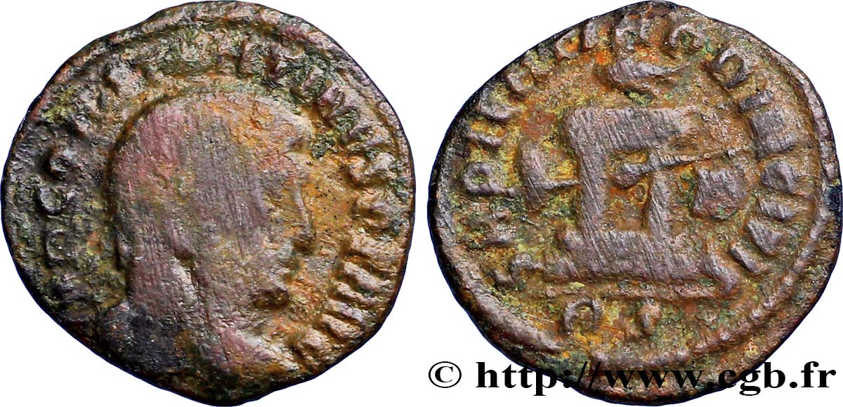 CONSTANTIN Ier LE GRAND Quart de follis ou quart de nummus TB+