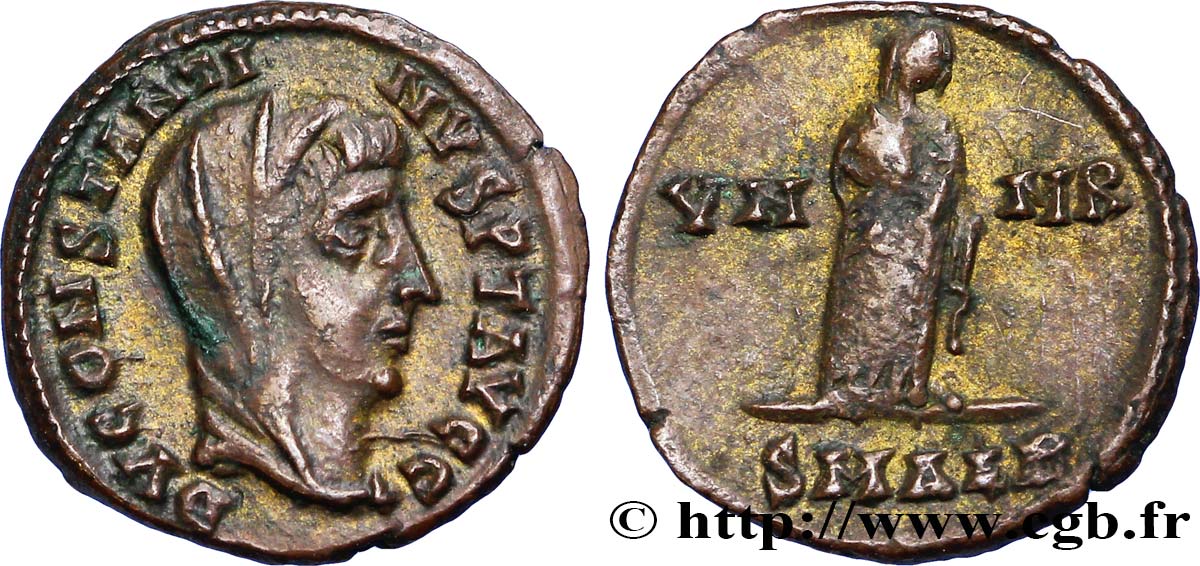 CONSTANTIN Ier LE GRAND Centenionalis ou nummus TTB+