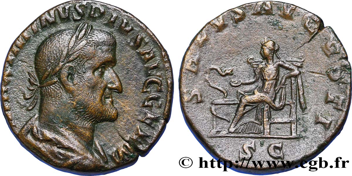 MAXIMINUS I Sesterce XF