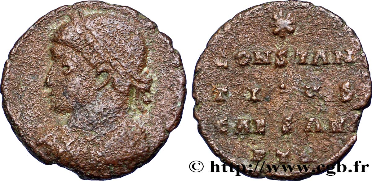 COSTANZO II Centenionalis ou nummus q.BB